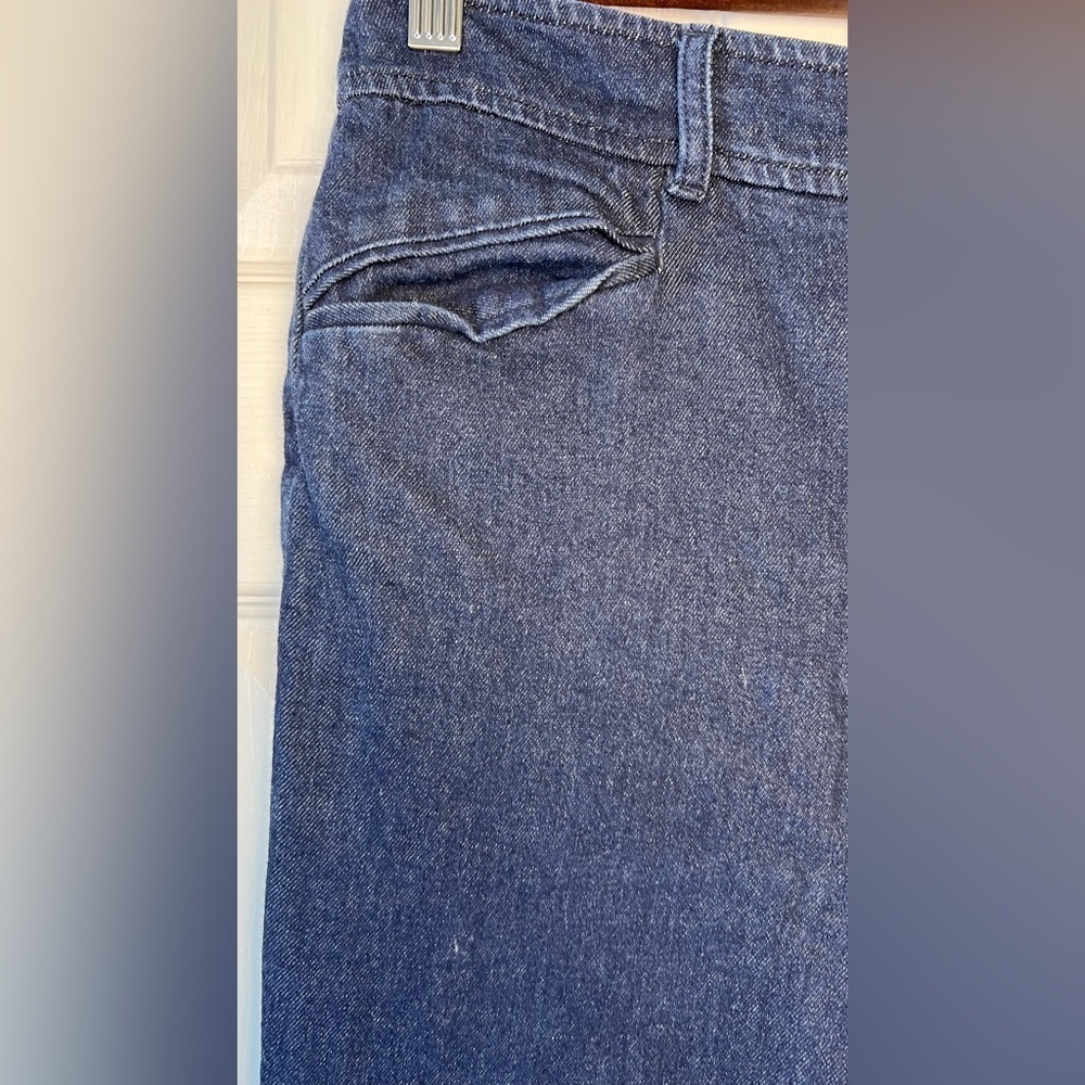 Anthropologie The‎ Essential Pants Jeans Women's  Bell Bottom Flare Wide Size 4 - Picture 4 of 11